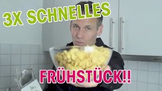 3x ein SCHNELLES Frühstück Patric Heizmann [upl. by Washko]