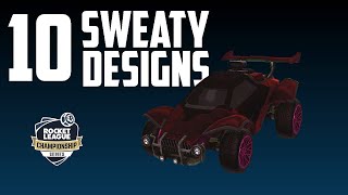 10 SweatyTryhard RLCS Car Designs GarrettG yanxnz Joyo [upl. by Ailima]