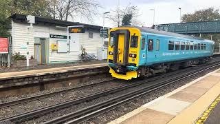 153376 2Q30 Barnham Up Sidings to Barnham Up Sidings  Salfords Surrey 29th October 2024 [upl. by Barkley]