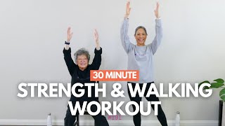 Strength Training and Walking for Fat Loss  Exercises for Seniors [upl. by Epperson]