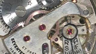 Butex Harvel Swiss Wrist Watch Movement [upl. by Sumner]