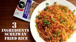 Chings Schezwan Fried Rice  Indian Chinese Made Easy  3 Ingredient Recipe  IndoChinese [upl. by Shipley386]