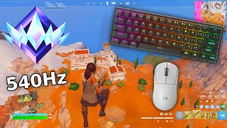 SteelSeries Apex Pro Mini ASMR 😴 Solo Gameplay 🏆 Satisfying Keyboard Fortnite 540 FPS 4K ⭐ [upl. by Leizo]