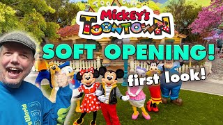 FIRST LOOK New ToonTown is open New features and play areas [upl. by Rheims]