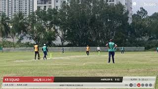 Live Cricket Match  DICKENSON ROAD BANGLORE vs KR Squad  03Oct24 1144 AM 15 overs  JOYALUKKAS [upl. by Rdnaskela]