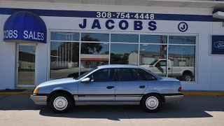 1988 Ford Taurus L with 30L V6 and only 57000 miles For Sale From Jacobs Ford [upl. by Svoboda]