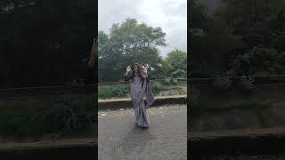 chhatri na khol barsat me song dance ytshorts supportmychannel [upl. by Annasor]