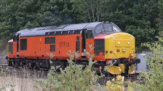 0Z71 1730 Basford Hall Yard Fl to Coleham Lmd Class37405 21092024 [upl. by Arrad]