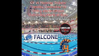 CV SwimmingDiving v Hershey High School  sponsored by Falcone Capital Holdings LLC [upl. by Ahsoet]