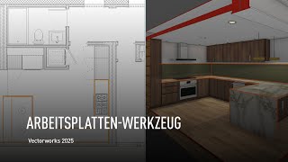 ARBEITSPLATTENWERKZEUG  Vectorworks 2025 [upl. by Ennovy]