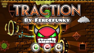 Geometry Dash 20 Demon  Traction by Ferdefunky  GuitarHeroStyles [upl. by Aissela609]