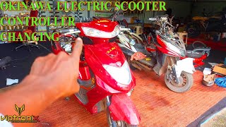 HOW TO CHANGE CONTROLLER OF OKINAWA ELECTRIC SCOOTER [upl. by Harlamert295]