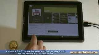 Google Play Android Market on Arnova G3 and Arnova 9 G2 [upl. by Winonah]