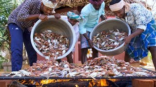 WOW 1000 Crabs Cooking  King of Grilled Crabs Village Food Recipe  Primitive Village Cooking [upl. by Aurie418]