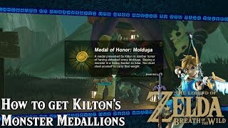 How to get Kiltons Monster Medallions  The Legend of Zelda Breath of the Wild  Tips amp Tricks [upl. by Isherwood553]