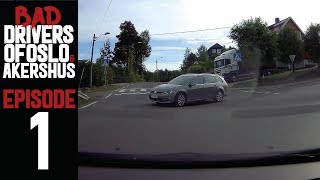 Bad Drivers of Oslo amp Akershus Norway  EPISODE 1 [upl. by Gainer]