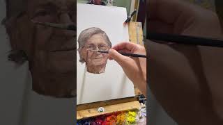 Painting my Grandmothers Portrait [upl. by Soisanahta]