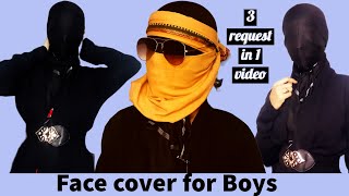 3 Request in 1 video  📸 Face cover for Boys Gamcha Face Cover how [upl. by Ahsinad171]