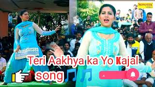 TeriAakhya ka YoKajal ll superhit sopna king song ll new haryanvi videos song 2024 new dj song🎵🎵 [upl. by Kyrstin106]