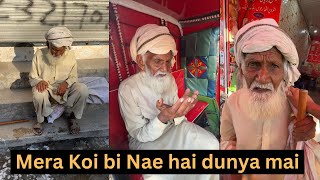 80 year old man starving for food I found him on road and solve his hunger problem  Rahe Insaniyat [upl. by Rakel]