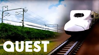 How Japan’s HighSpeed Bullet Train Works  Rise Of The Machines [upl. by Tulley]