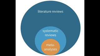 Whats the Difference between a Literature Review Systematic Review and MetaAnalysis [upl. by Annahaj563]