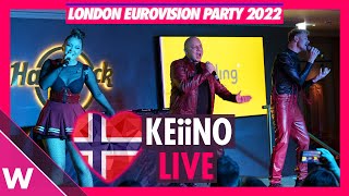 KEiiNO quotMonumentquot quotOn A Night Like Thisquot and quotSpirit in the Skyquot  London Eurovision Party 2022 [upl. by Eadrahc]