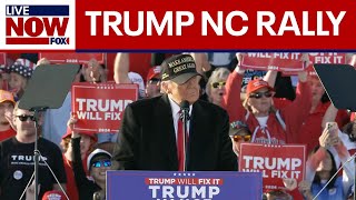 FULL SPEECH Trump speaks at North Carolina rally  LiveNOW from FOX [upl. by Marabelle352]