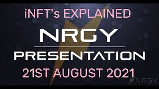 NRGY DeFi iNFTs Explained [upl. by Eelhsa]