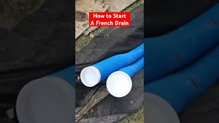 How to Start a French Drain [upl. by Hofstetter477]