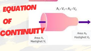 Equation of continuity  Volume flow rate  Mass flow rate  Fluids dynamics [upl. by Attegroeg]