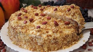 Шустрый Торт Сметанник Рецепт проверенный годами очень нежный и вкусный [upl. by Keppel521]