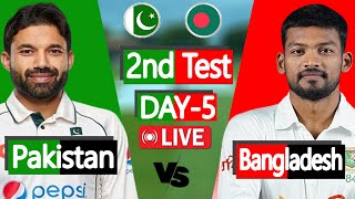 Ban vs Pak live match today  Bangladesh vs Pakistan Live Score  Live Cricket Match Today  2nd Day [upl. by Yma863]