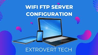 How to Transfer Files Wirelessly Between PC and Smartphone Using FTP howto WirelessFileTransfer [upl. by Hennebery]