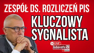 ZESPÓŁ DS ROZLICZEŃ PIS  KLUCZOWY SYGNALISTA ARKADIUSZ CICHOCKI ROMAN GIERTYCH PYTA [upl. by Elsinore167]