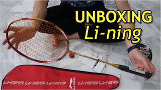 Jack Beli Raket Lining N90II Dari Shopee Malaysia  Unboxing [upl. by Acsecnarf]