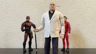 Marvel Legends Hawkeye Kingpin Disney Unboxing y Review en español [upl. by Lahey875]