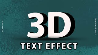 Editable 3D Text In Photoshop 2024 [upl. by Ellenet]