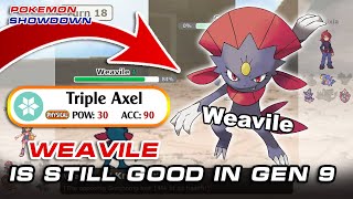 WEAVILE Is Still Good In Gen 9  Pokemon Showdown [upl. by Odlabso]