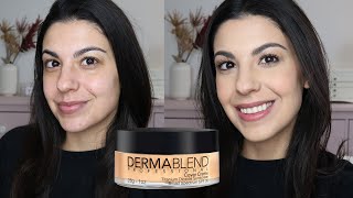 Dermablend Cover Creme Foundation Review amp Demo [upl. by Bethena]