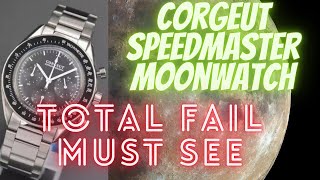 CORGEUT OMEGA SPEEDMASTER MOONWATCH 2021 FAIL SECOND VERSION WITH THE BRACELET UPDATE MUST SEE [upl. by Nevs393]