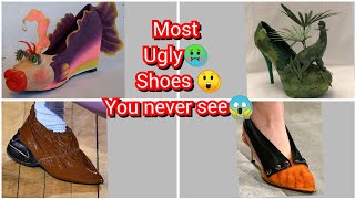 The most Ugly🤢 Shoes You never ever seen in your life😫😱 Top designer made ugly shoes [upl. by Nathalie]