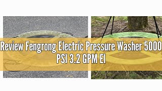 Review Fengrong Electric Pressure Washer 5000 PSI 32 GPM Electric Power Washer with Touch Screen 3 [upl. by Greyso]