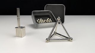 UNBOXING Magnet Sticks And Balls Playing With Magnets [upl. by Yelrahs]