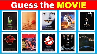 Can You Guess the Movie from Its Poster  Ultimate Movie Poster Trivia [upl. by Acsecnarf]