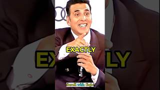 Aap Ek Choti Si galati Kardo tho🤔 Well Said Akshay sir  shorts akshaykumar podcast interview [upl. by Gleeson]