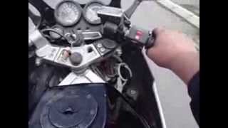 Kawasaki gpz 500 r test drive [upl. by Aniluap494]