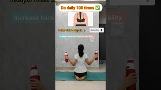 backfatworkout backfatloss shorts ytshort asmr bts youtubeshorts workoutathome subscribe [upl. by Halivah]