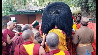 HE the Gyabung Rinpoches Visit in Kilba Village Kinnaur [upl. by Boyden104]