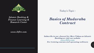 What is Mudarabah Contract  Islamic Banking [upl. by Balmuth]